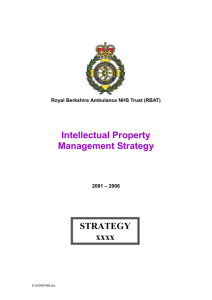 Intellectual Property Management Strategy