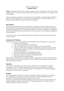 Volunteer policy - Gateshead Council