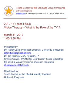 JoseVisionTherapyHandout - Texas School for the Blind and