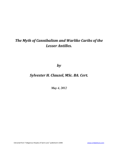 The Myth of Cannibalism and Warlike Caribs.