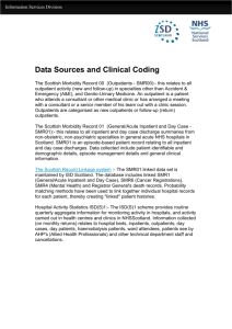 Data Sources and Clinical Coding