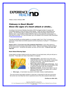 Heart Signs - Experience HealthND