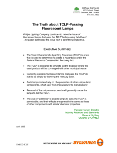 The Truth about TCLP-Passing