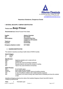 Butyl Primer for optiseal MSDS i