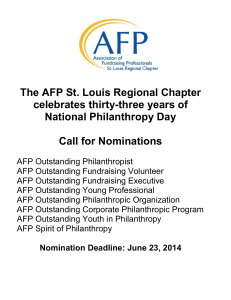 The AFP St. Louis Regional Chapter celebrates thirty