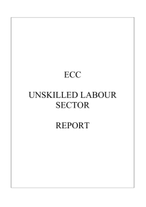 ECC Unskilled labour sector report
