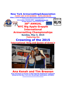 Results - New York Arm Wrestling