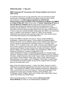 Twenty Press Release - Irish Museum of Modern Art