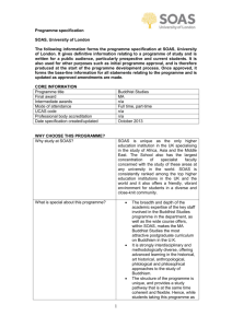 Draft revised undergraduate/postgraduate programme specification