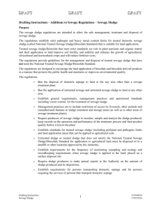 Industrial sludge - National Environment & Planning Agency