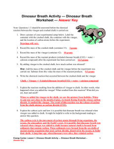 Dinosaur Breath Worksheet Answer Key
