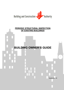periodical inspection of buildings - Building & Construction Authority