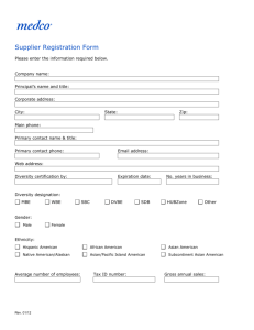 Supplier Registration Form