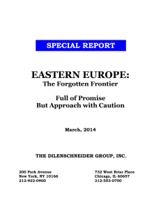 EASTERN EUROPE, - The Dilenschneider Group