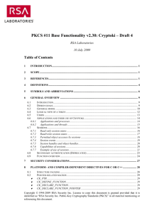 PKCS #11 Base Functionality v2.30: Cryptoki