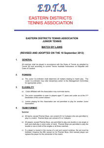 doc - Eastern Districts Tennis Association