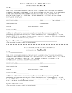 homecoming waiver - North High School