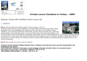 Private Luxury Vacations in Turkey – 2009