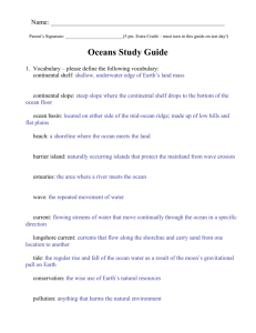 Oceans Study Guide 2010 answers