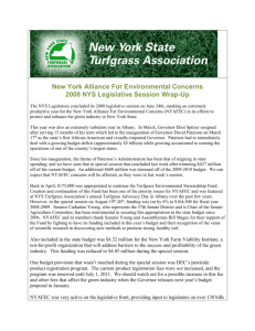 NYAFEC Wrap Up - New York State Turfgrass Association