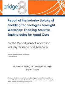 4.2 Overview of Enabling Assistive Technologies in Aged Care