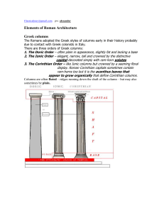 Elements of Roman Architecture