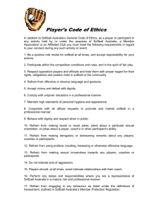 Player`s Code of Ethics