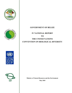 Belize - Convention on Biological Diversity