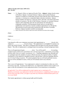 Letter of Offer Template: Professional Research Assistant/Associate
