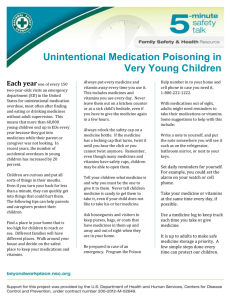 Poisoning in Young Children Safety Talk