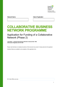Collaborative Business Network Programme
