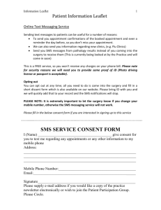 information leaflet with consent form