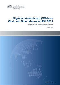 Migration Amendment (Offshore Work and Other Measures) Bill