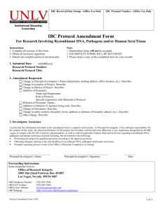 IBC Protocol Amendment Form