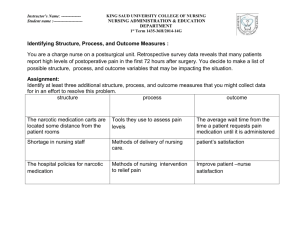 Identifying Structure, Process, and Outcome Measures