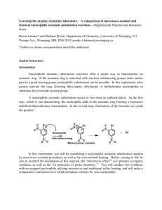 nucleophillic aromatic substitution reactions
