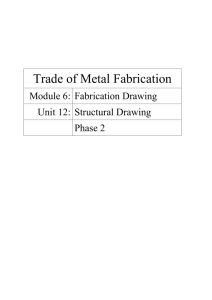 Module 6 – Fabrication Drawing