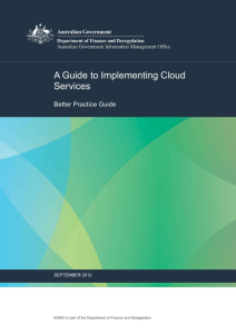 A Guide to Implementing Cloud Services