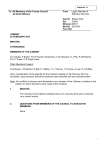 Minutes - 17 January 2011 - Hertfordshire County Council