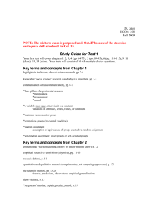 Midterm Study Guide