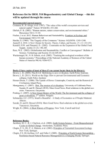 Course reference List
