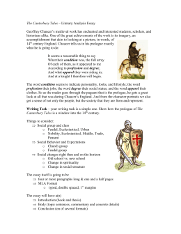 canterbury tales literary analysis essay canterbury tales literary analysis essay