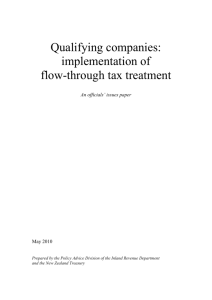 Qualifying companies: implementation of flow