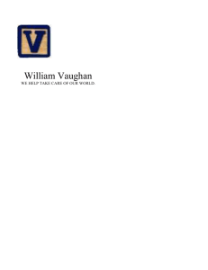 V v Letter V introduces William Vaughan, a member of the