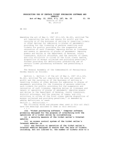 Act of May. 12, 2010,P.L. 187, No. 23 Cl. 04