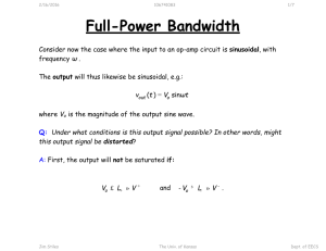 Full Power Bandwidth..