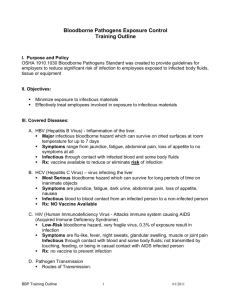 D. Pathogen Transmission - New Mexico School Health Manual