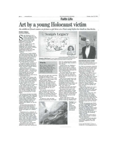Art by a young Holocaust victim