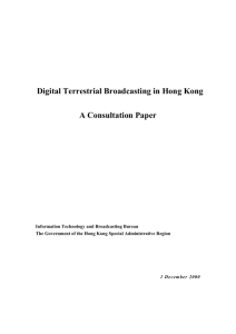 chapter 3 an introduction of digital terrestrial broadcasting