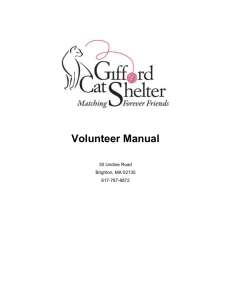 Volunteer Manual 2015